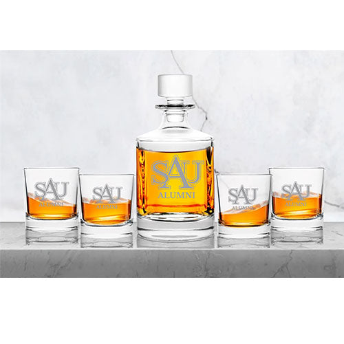 SAU NAA 5 PIECE DECANTER SET