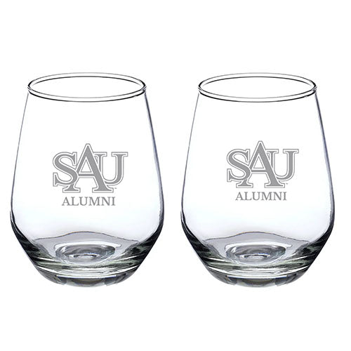 SAU NAA ELEGANT STEMLESS WINE GLASSES (8 PACK))